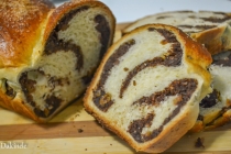 Cozonac cu nuca si cacao